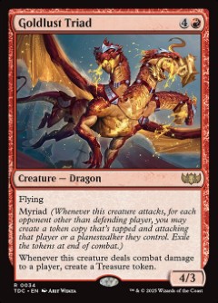 🔥 Goldlust Triad Tarkir- Dragonstorm Commander